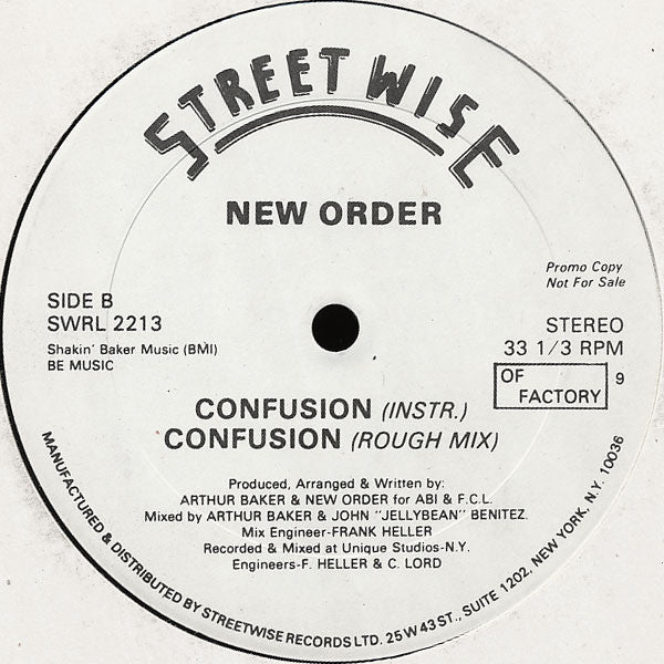 Confusion New Order