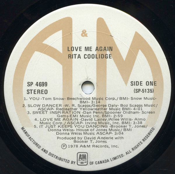 Love Me Again Rita Coolidge
