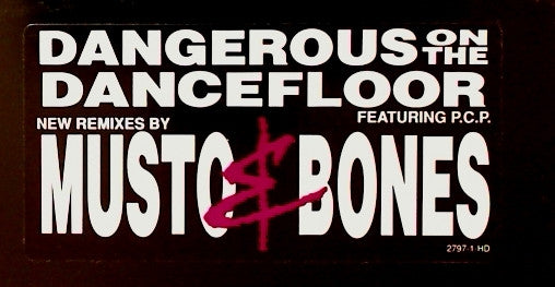 Rectangle Triangle Dangerous On The Dancefloor album cover featuring bold, colorful abstract artwork with vibrant dance floor imagery.