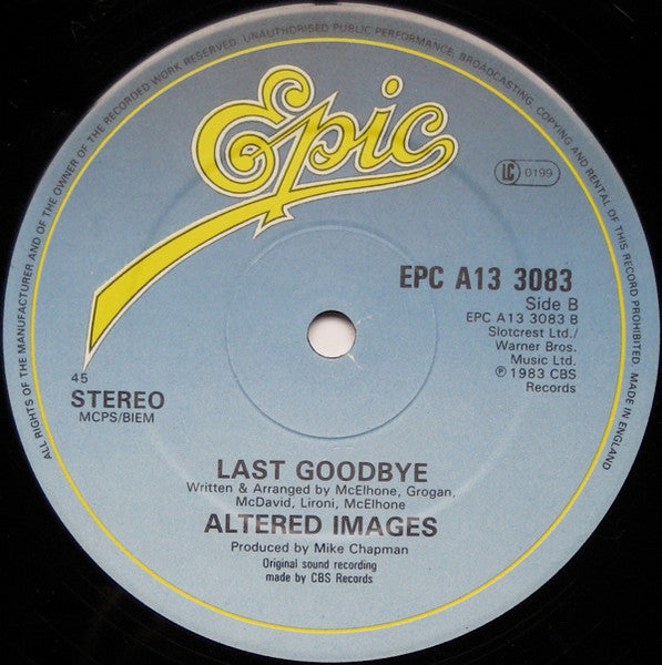 Don't Talk To Me About Love Altered Images