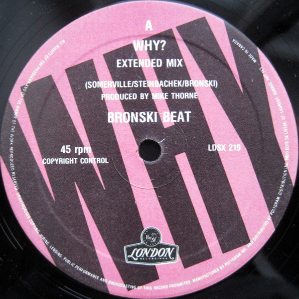Why? 3 Bronski Beat