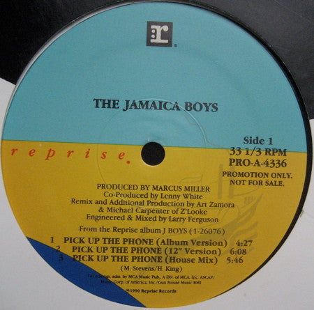 Pick Up The Phone The Jamaica Boys
