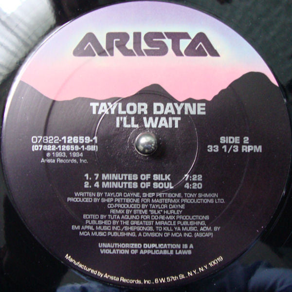 I'll Wait Taylor Dayne
