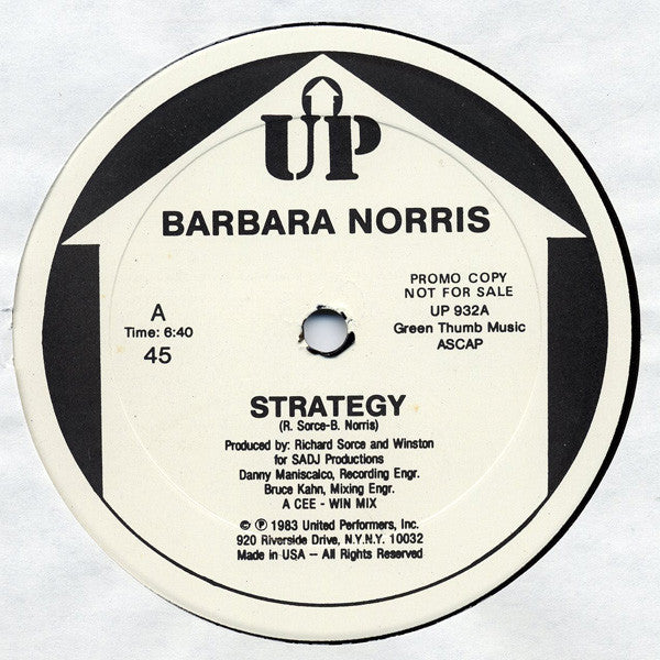 Barbara Norris - Strategy