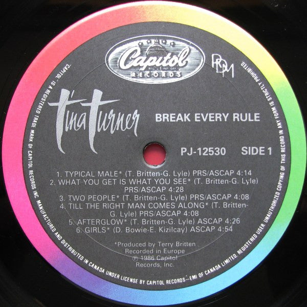Break Every Rule Tina Turner