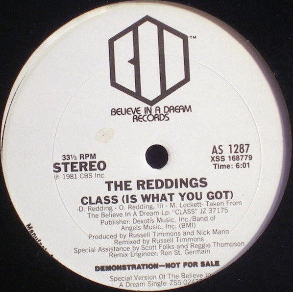 Class (Is What You Got) The Reddings