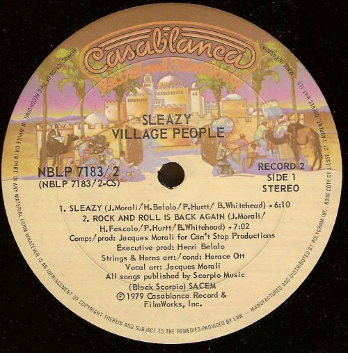 Live And Sleazy Village People