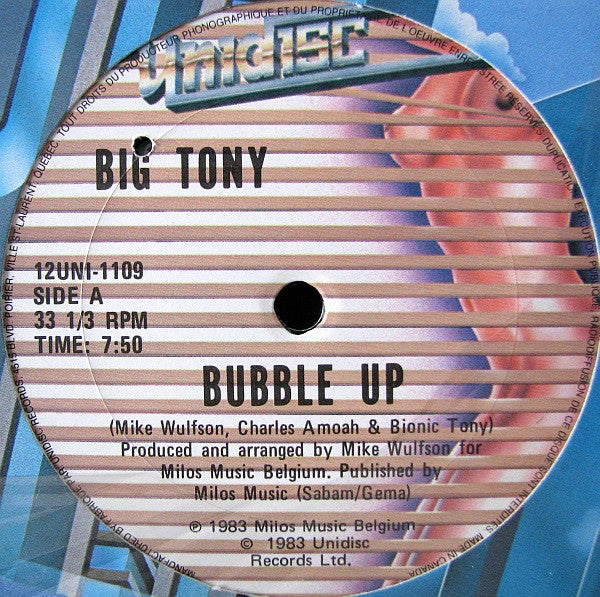 Bubble Up Big Tony