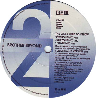 The Girl I Used To Know Brother Beyond