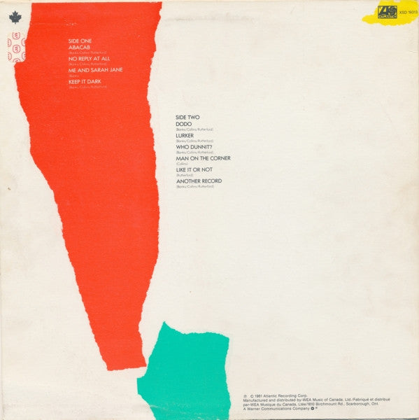 Abacab Genesis