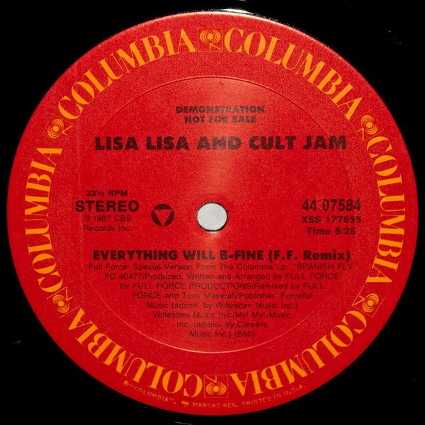 Everything Will B-Fine Lisa Lisa & Cult Jam
