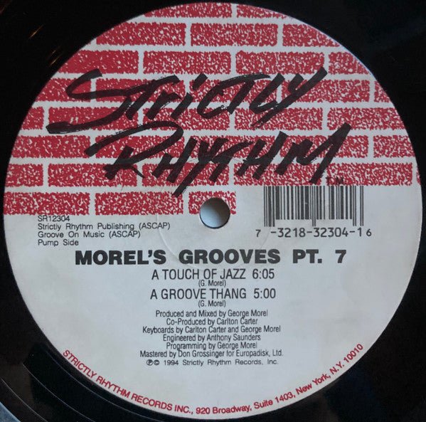 Morel's Grooves Pt. 7 George Morel