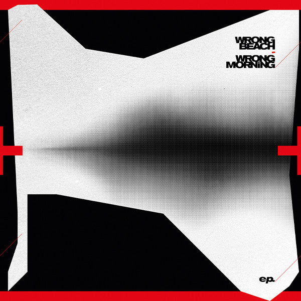 A rectangle triangle brand t-shirt featuring the Wrong Morning design with bold graphic print on a white background.