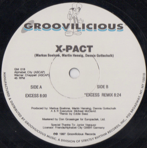 Excess ('97 Remix By Eddie Baez) X-Pact