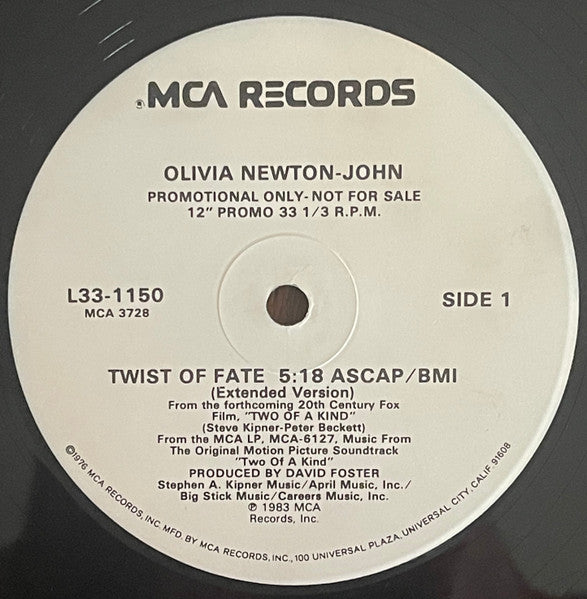 Twist Of Fate Olivia Newton-John