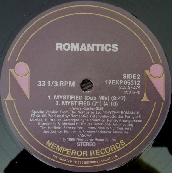 Mystified The Romantics