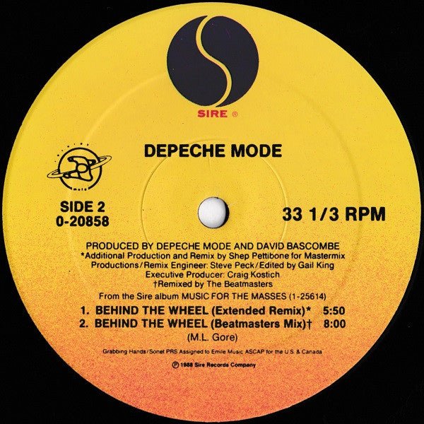 Behind The Wheel / Route 66 (Megamix) Depeche Mode