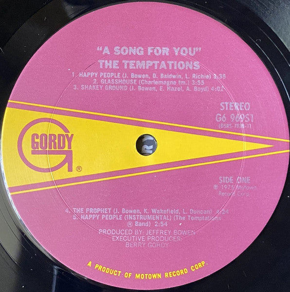 A Song For You The Temptations