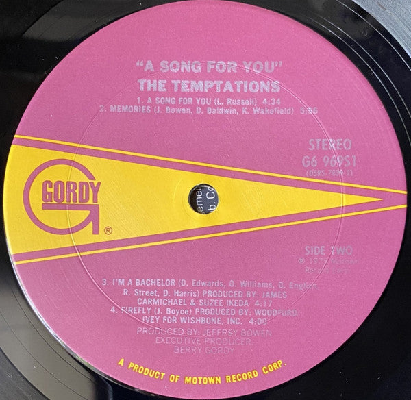 A Song For You The Temptations