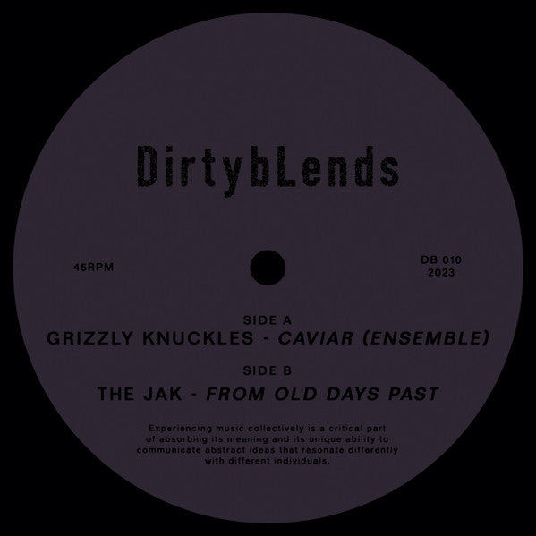 Caviar (Ensemble) / From Old Days Past Grizzly Knuckles,The Jak (2)