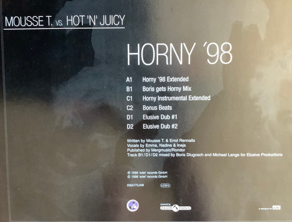 Horny '98 Mousse T.,Hot 'N' Juicy