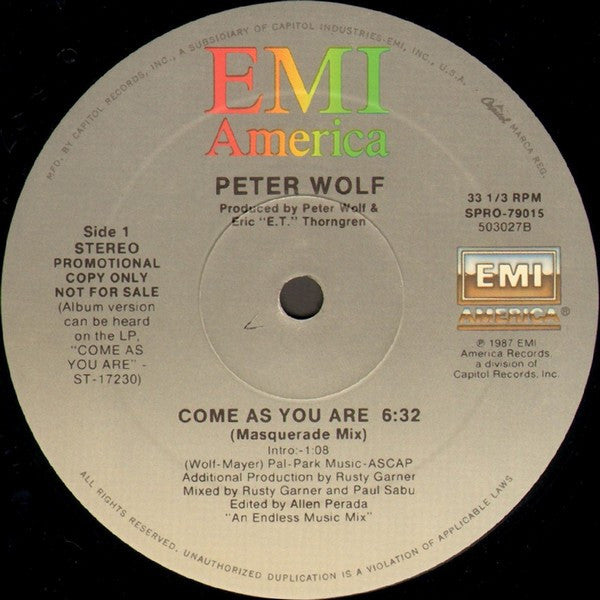 Come As You Are Peter Wolf