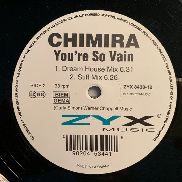 You're So Vain Chimira