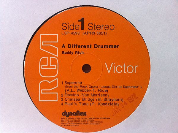 A Different Drummer Buddy Rich