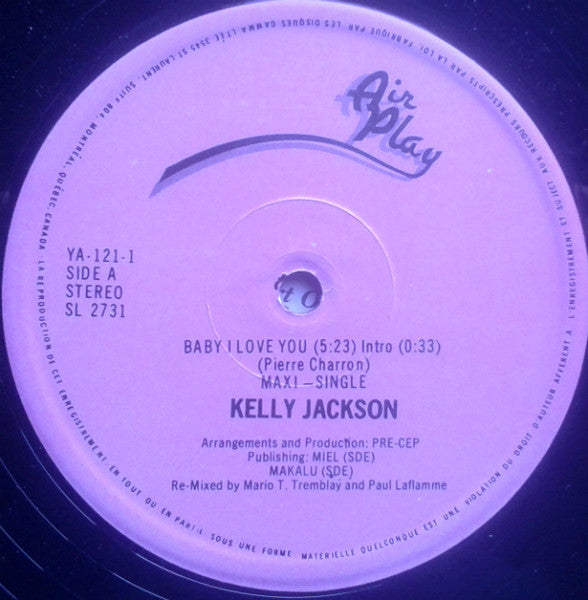 Bébé je t'aime Kelly Jackson