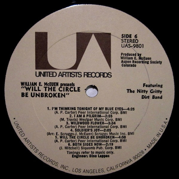 Will The Circle Be Unbroken Nitty Gritty Dirt Band