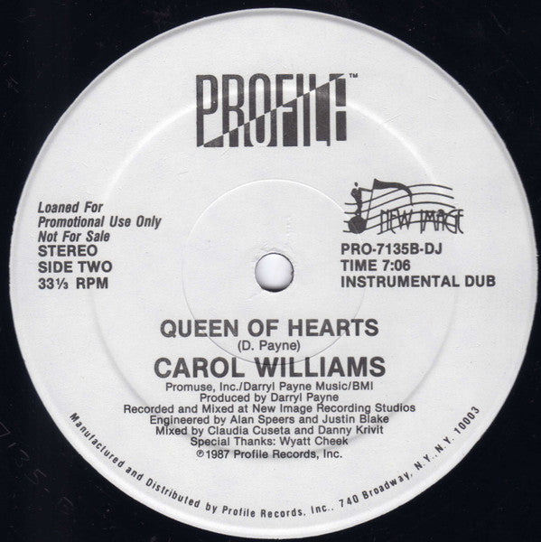 Queen Of Hearts Carol Williams