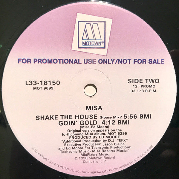 Shake The House Misa