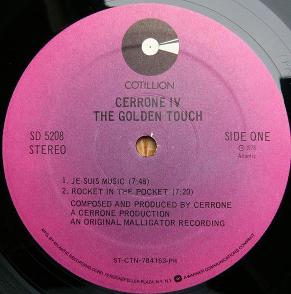 Cerrone IV - The Golden Touch Cerrone