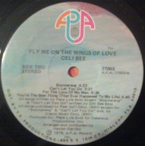Fly Me On The Wings Of Love Celi Bee