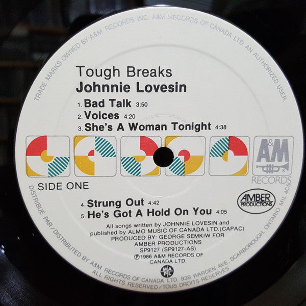 Tough Breaks Johnny Lovesin