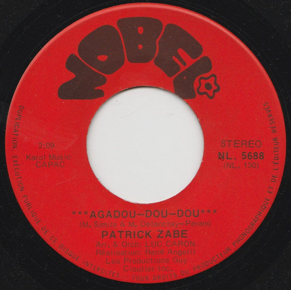 Agadou-Dou-Dou Patrick Zabé