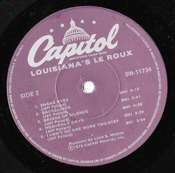 Louisiana's Le Roux Le Roux