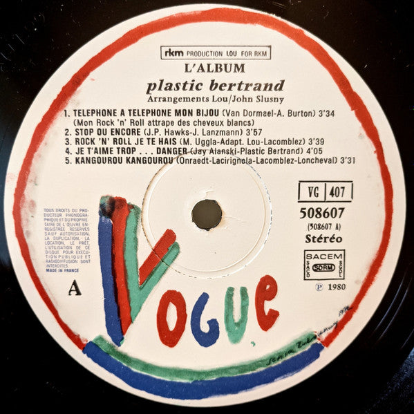 L'Album Plastic Bertrand