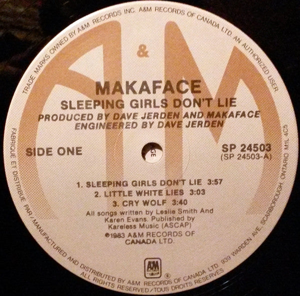 Sleeping Girls Don’t Lie Makaface