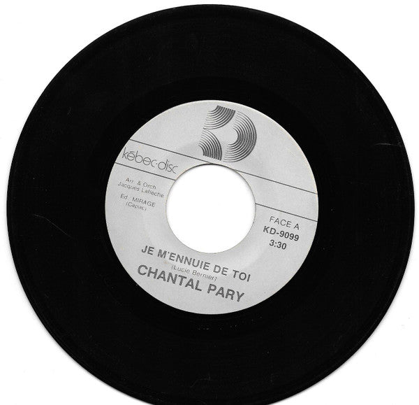 Je M'Ennuie De Toi Chantal Pary