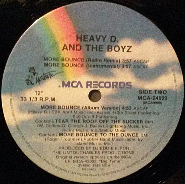 Big Tyme / More Bounce Heavy D. & The Boyz