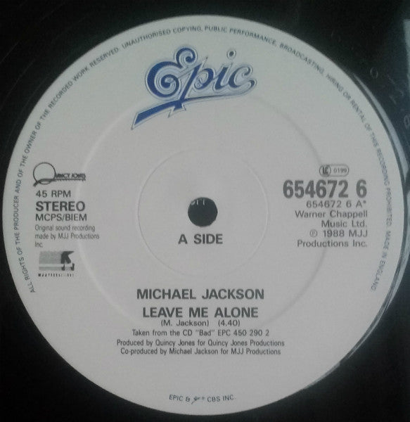 Leave Me Alone Michael Jackson