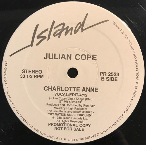 Charlotte Anne Julian Cope