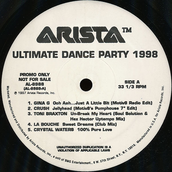 Ultimate Dance Party 1998 Various