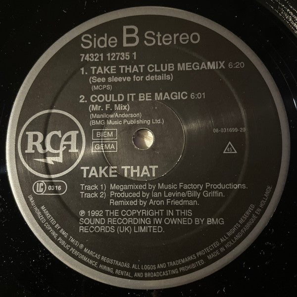 Could It Be Magic Take That