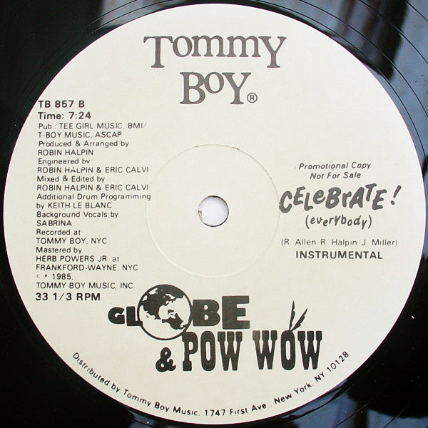 Celebrate! (Everybody) MC G.L.O.B.E.,Pow Wow