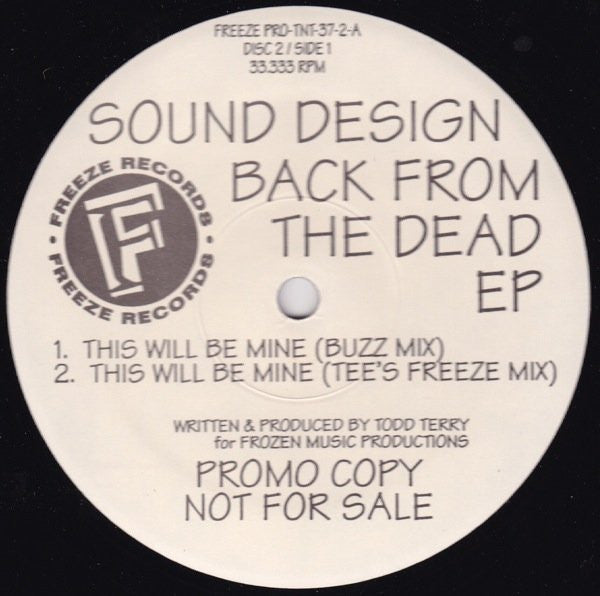 Back From The Dead EP Sound Design