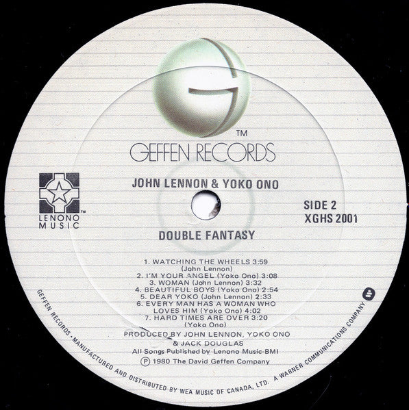 Double Fantasy John Lennon & Yoko Ono
