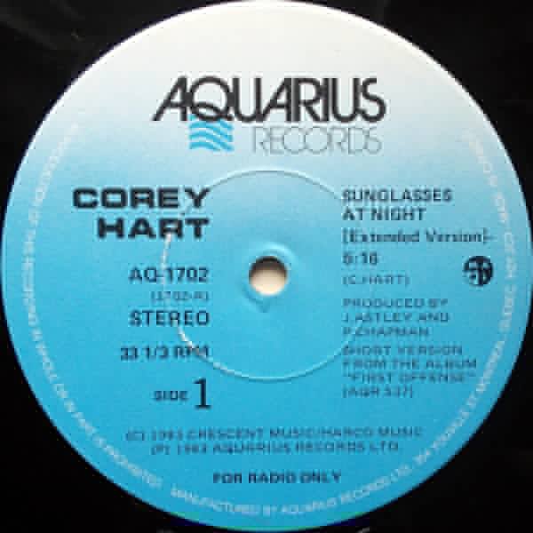 Sunglasses At Night Corey Hart