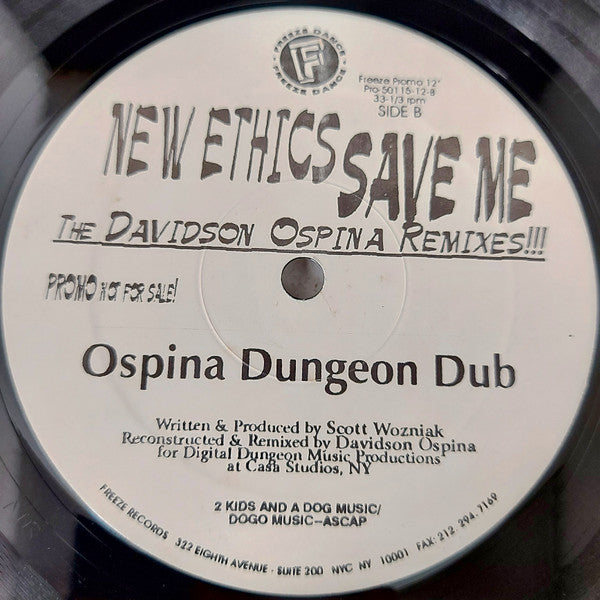 Rectangle Triangle Save Me single cover art featuring bold typography and vibrant colors from The Davidson Ospina Remixes.